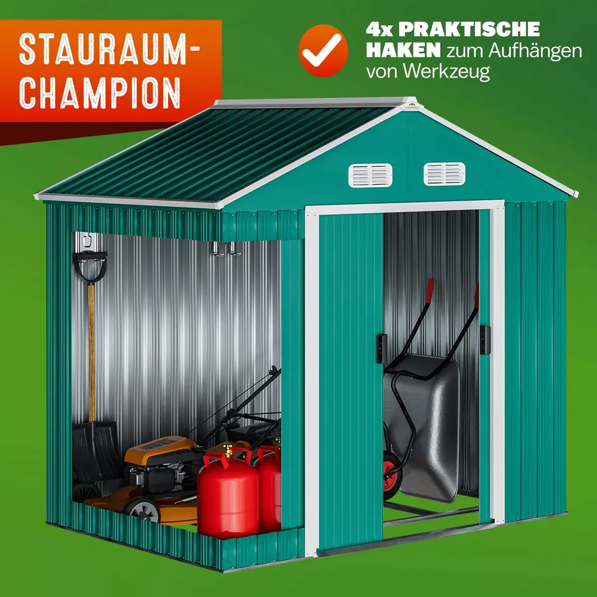 Gardebruk Gerätehaus, BxT: 132x196 cm, XL günstig online kaufen