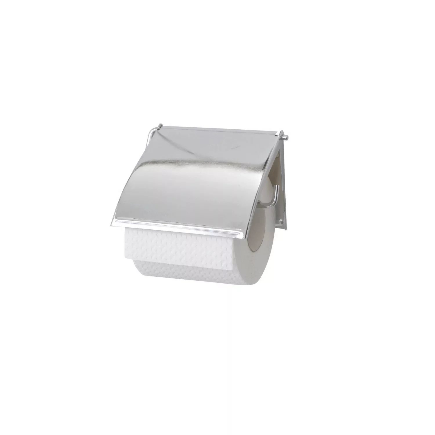 WENKO Toilettenpapierhalter »Cover«, Chrom, mit geschlossener Form günstig online kaufen