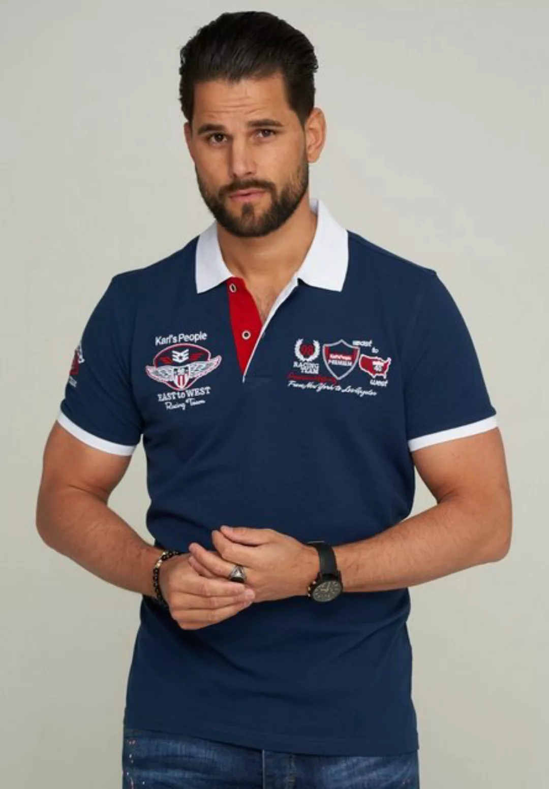 CARISMA Poloshirt CRPEORIA Bedruckt & mit Stickereien günstig online kaufen