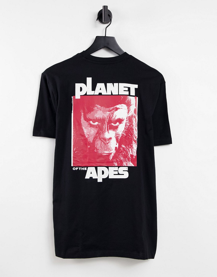 Element – Pota Dominion – T-Shirt in Schwarz mit Rückenprint günstig online kaufen