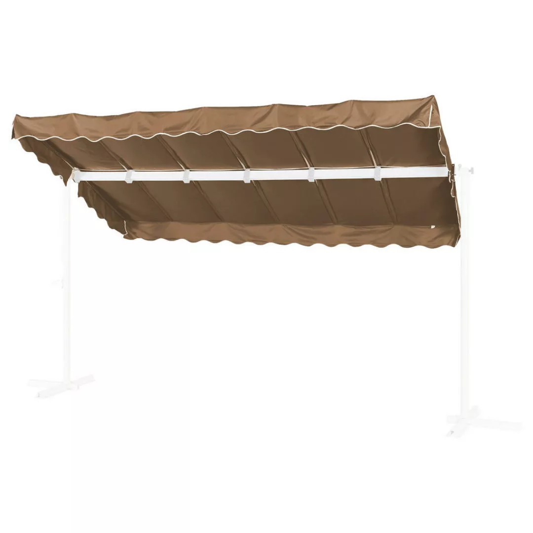 Grasekamp Ersatzdach Standmarkise Dubai Taupe B/L: ca. 225x375 cm günstig online kaufen