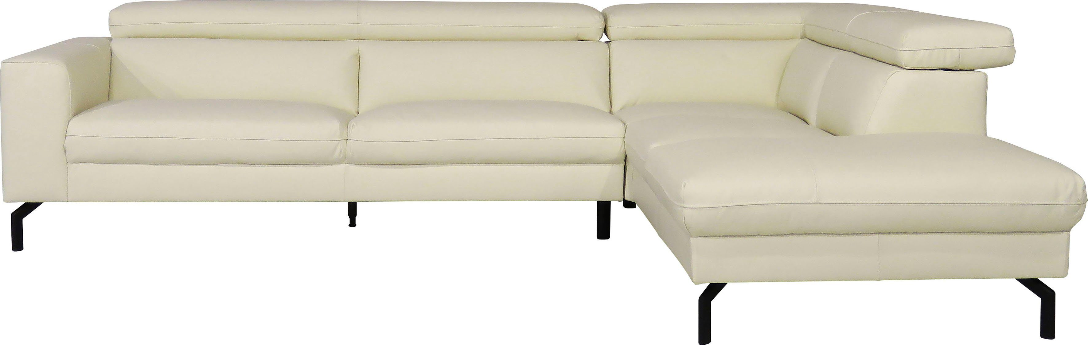 Places of Style Ecksofa "Olanta, modern und bequem, Breite 305cm, Fuß 16cm günstig online kaufen