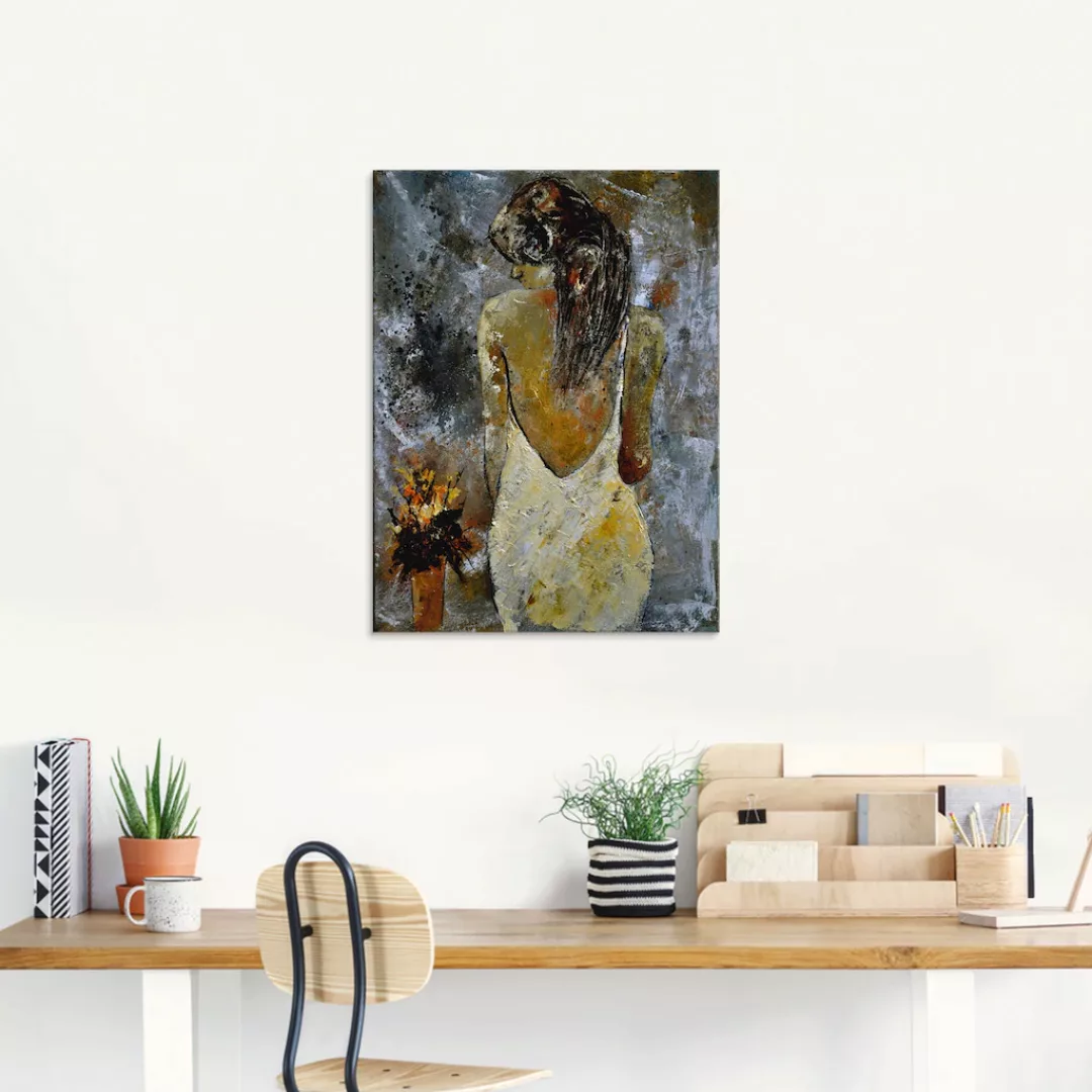 Artland Glasbild "Junge Frau", Frau, (1 St.) günstig online kaufen