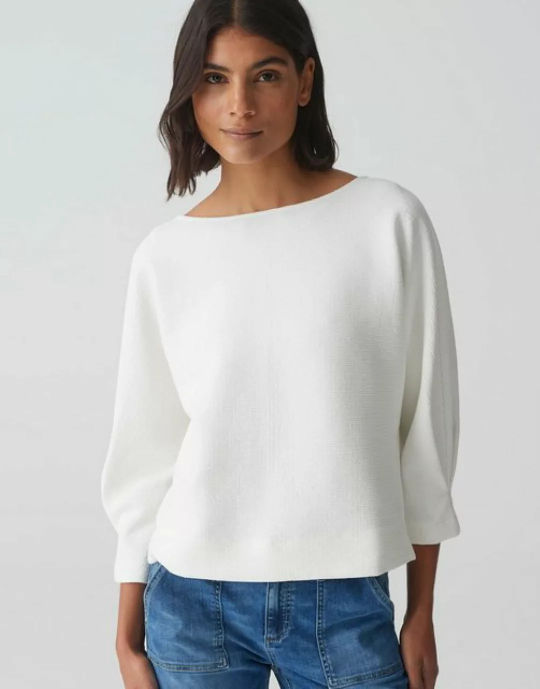 OPUS Sweater GOWDIE Oversize mit gebürsteter Oberfläche günstig online kaufen