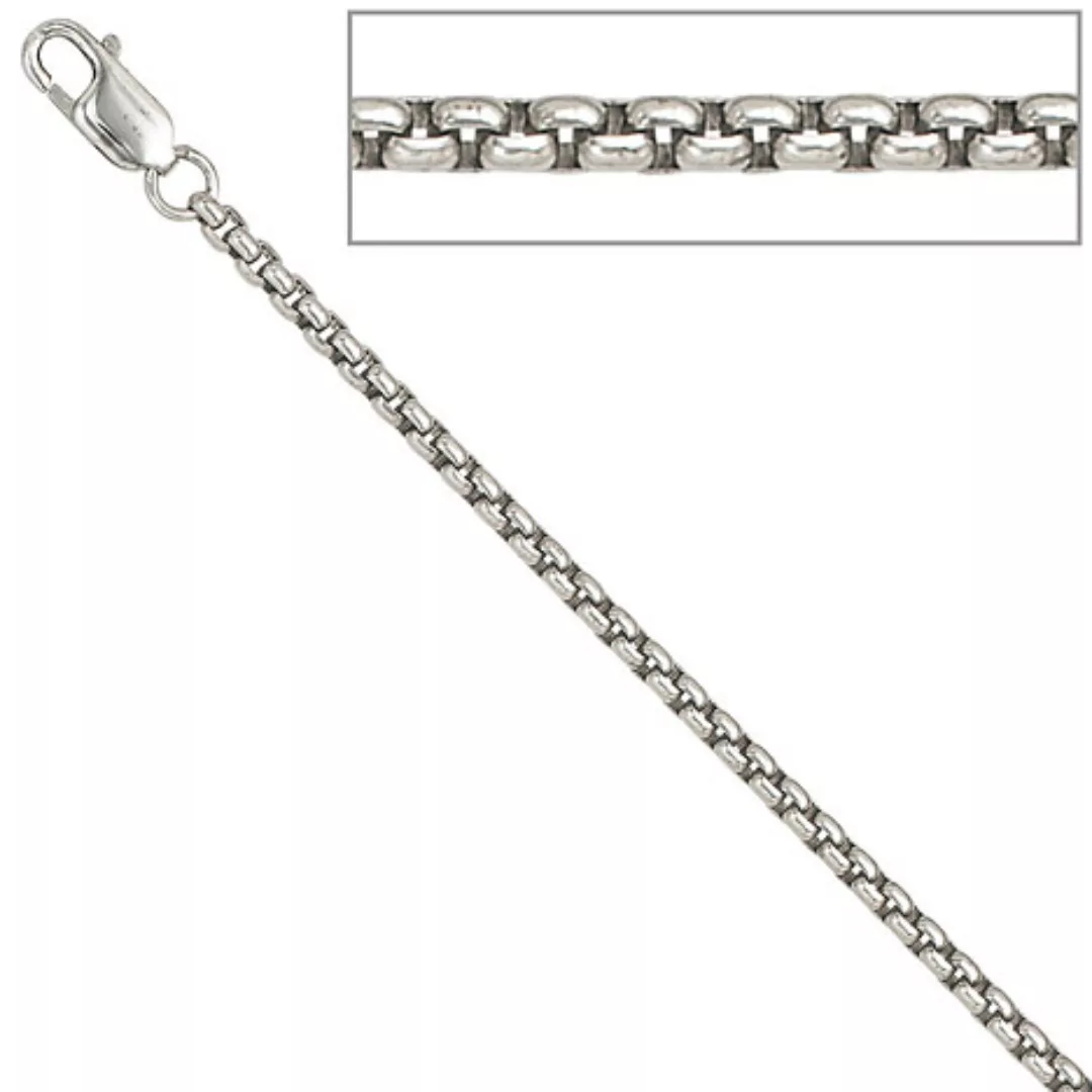 SIGO Venezianerkette 925 Sterling Silber 2,5 mm 45 cm Halskette Kette Karab günstig online kaufen