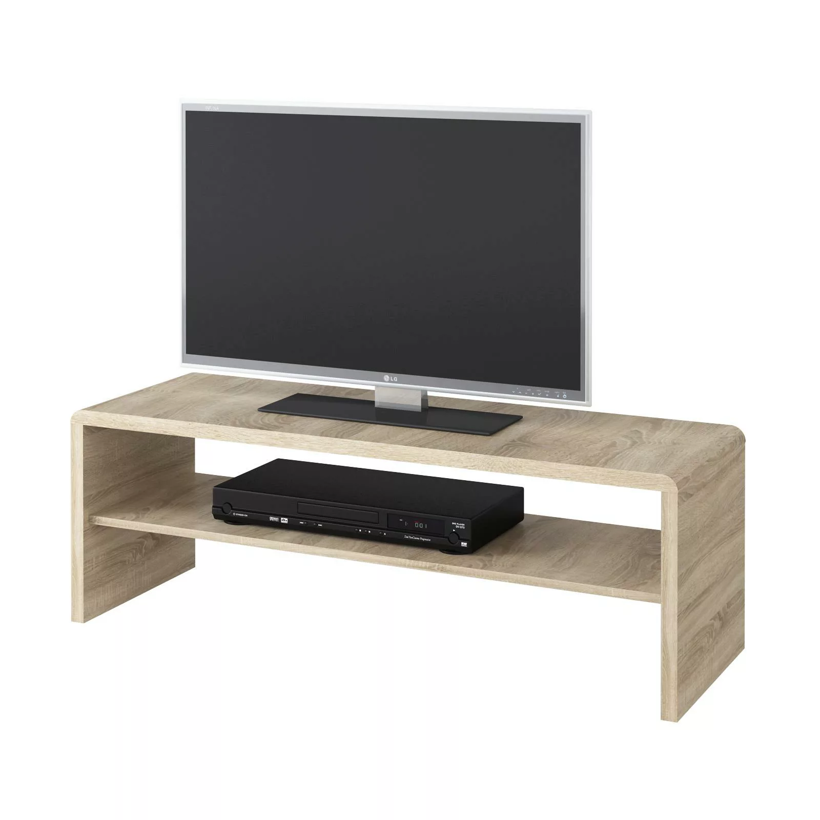 Couchtisch TV Lowboard LEXA in Sonoma Eiche günstig online kaufen