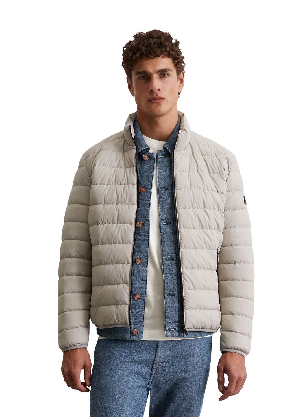 Marc OPolo Outdoorjacke "aus recyceltem Performance-Polyester", ohne Kapuze günstig online kaufen