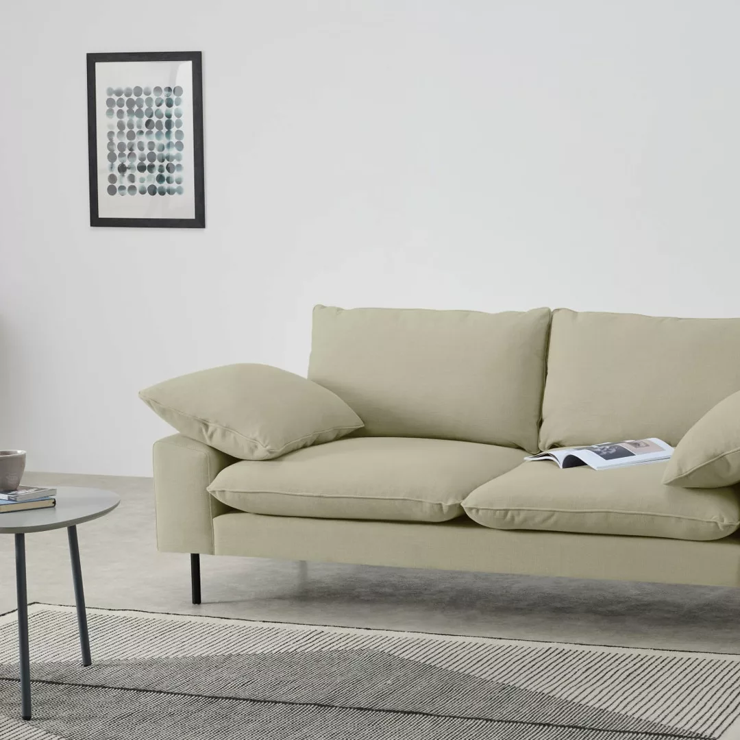 Fallyn grosses 2-Sitzer Sofa, Sand - MADE.com günstig online kaufen