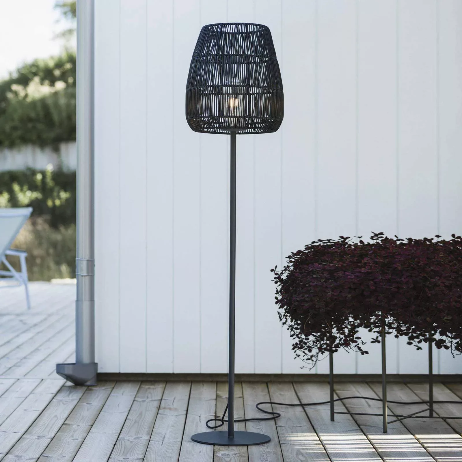 PR Home Terrassenlampe Agnar Saigon, grau, Höhe 154 cm günstig online kaufen