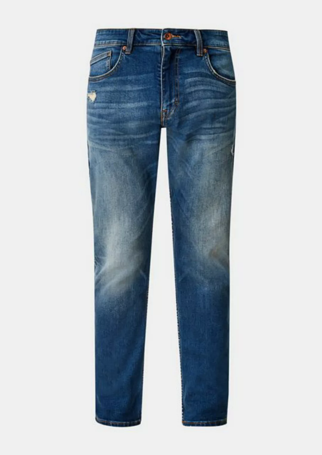 s.Oliver 5-Pocket-Jeans Hose Slim Jeans im Five-Pocket-Style mit leichter günstig online kaufen