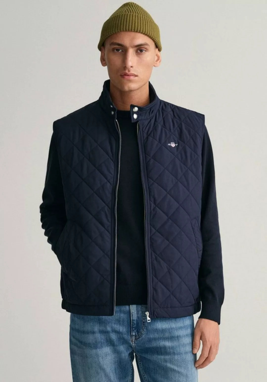 Gant Steppweste "QUILTED WINDCHEATER VEST", mit Wattierung aus recyceltem P günstig online kaufen