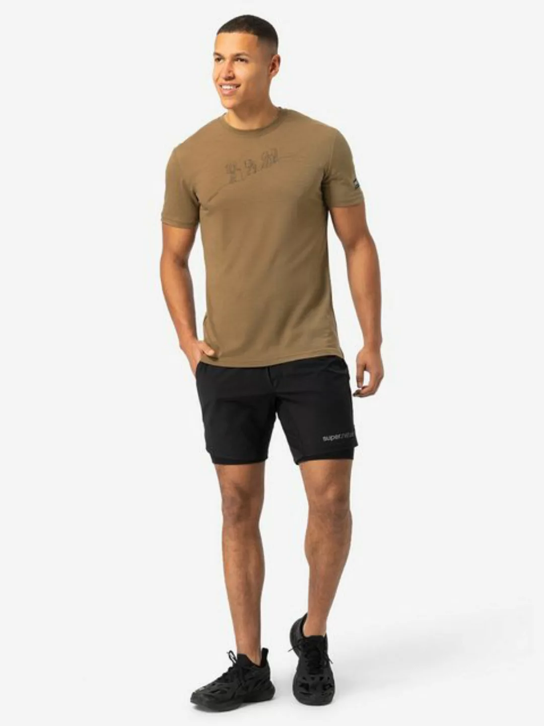 SUPER.NATURAL T-Shirt für Herren, aus Merinowolle M HIKING TEE mit coolem O günstig online kaufen