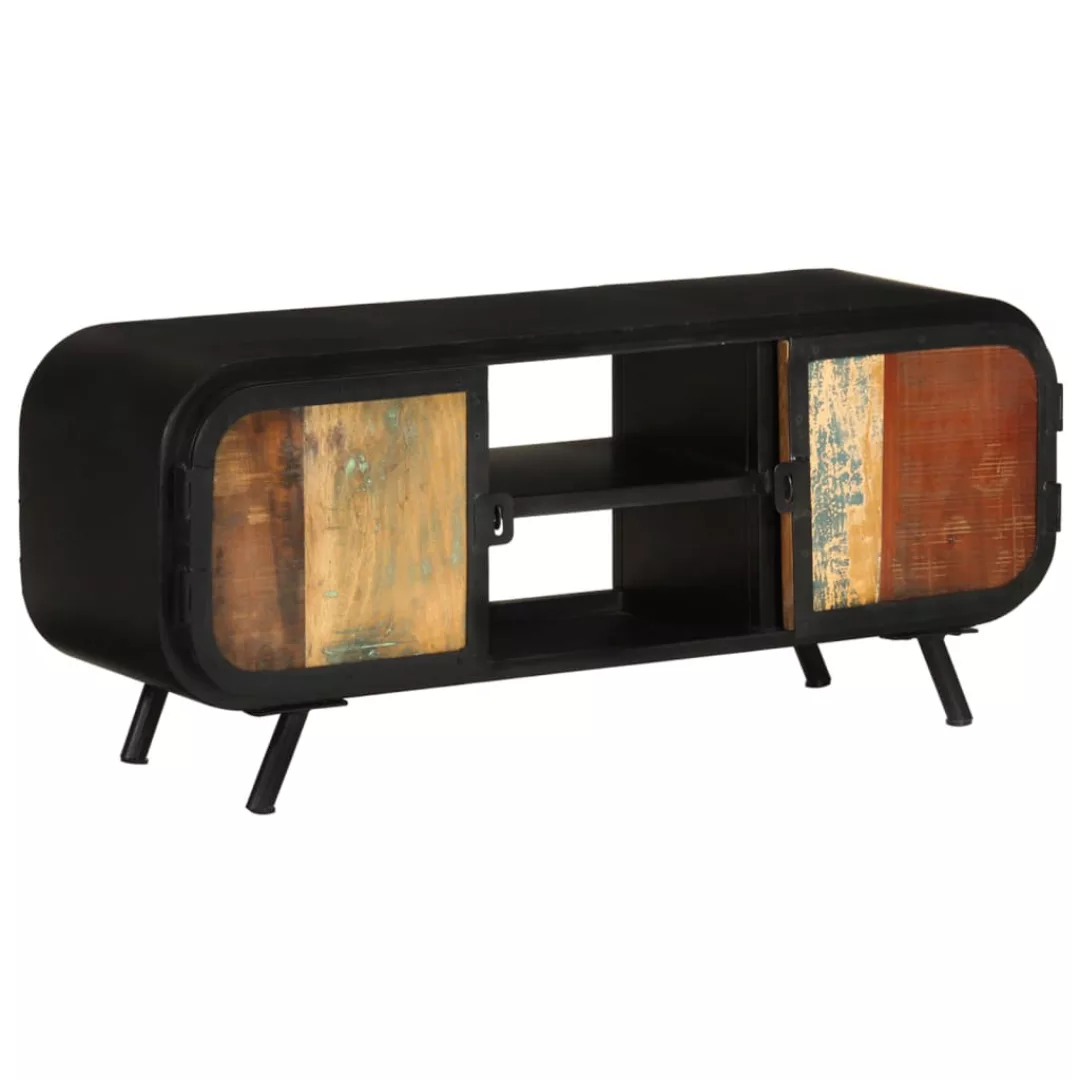 Tv-schrank 110x30x45 Cm Altholz Massiv günstig online kaufen