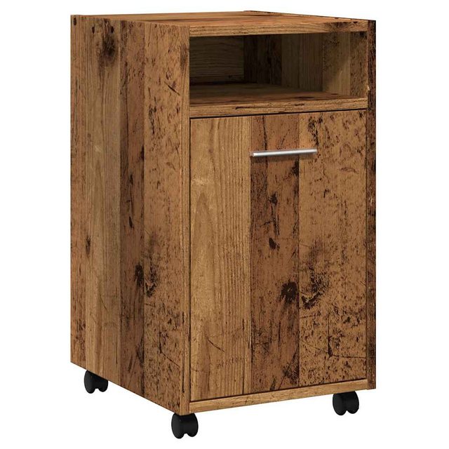 vidaXL Fächerschrank Schrank mit Rollen Altholz-Optik 33x38x60 cm Holzwerks günstig online kaufen