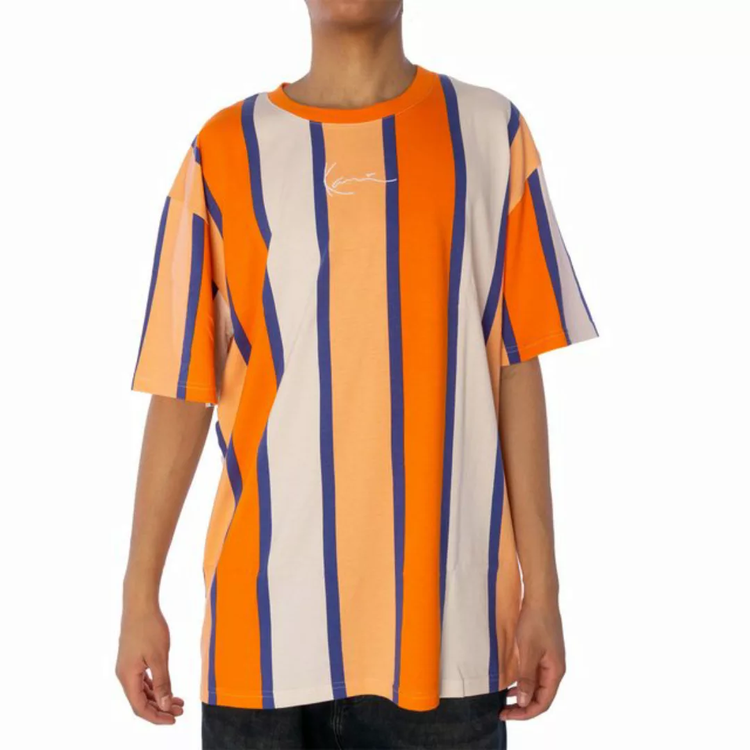 Karl Kani T-Shirt Karl Kani Small Signature Stripe T-Shirt Herren Shirt ora günstig online kaufen