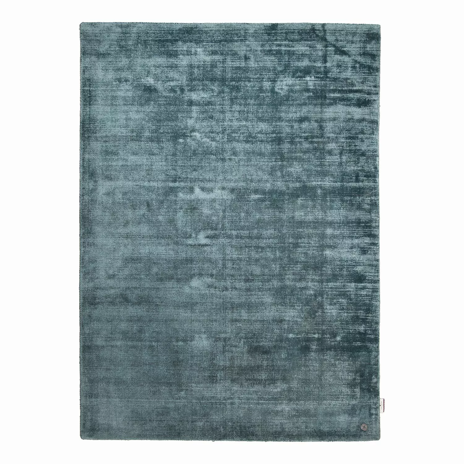 HOME STORY Naturteppich handgewebt - blau - Baumwolle - 170 cm - Sconto günstig online kaufen