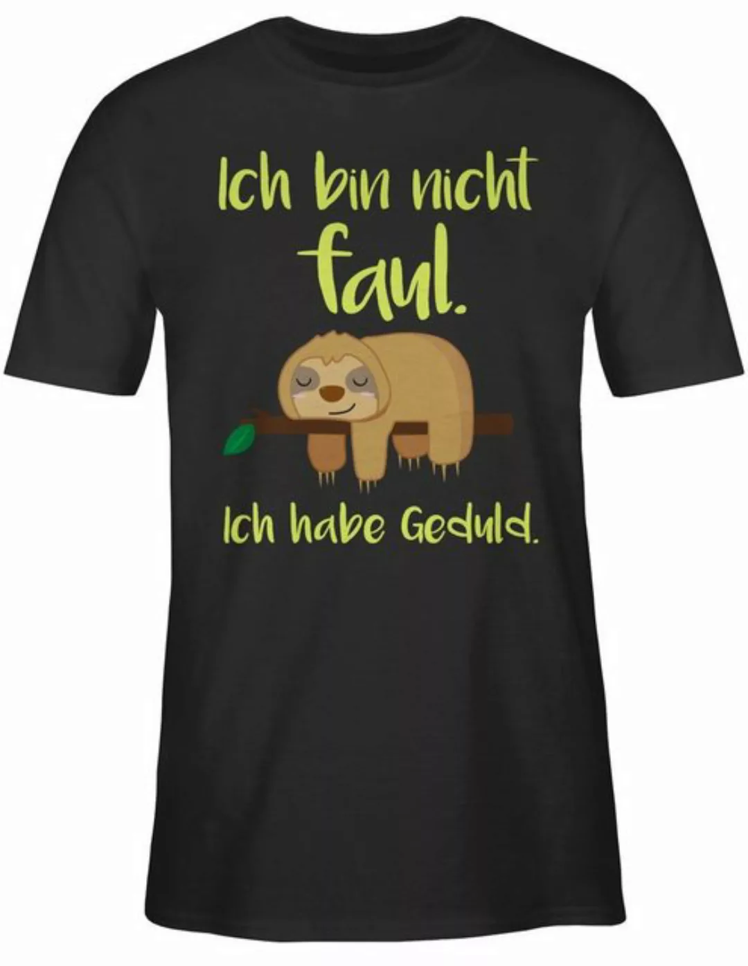 Shirtracer T-Shirt Ich bin nicht faul farbig Sprüche Statement mit Spruch günstig online kaufen