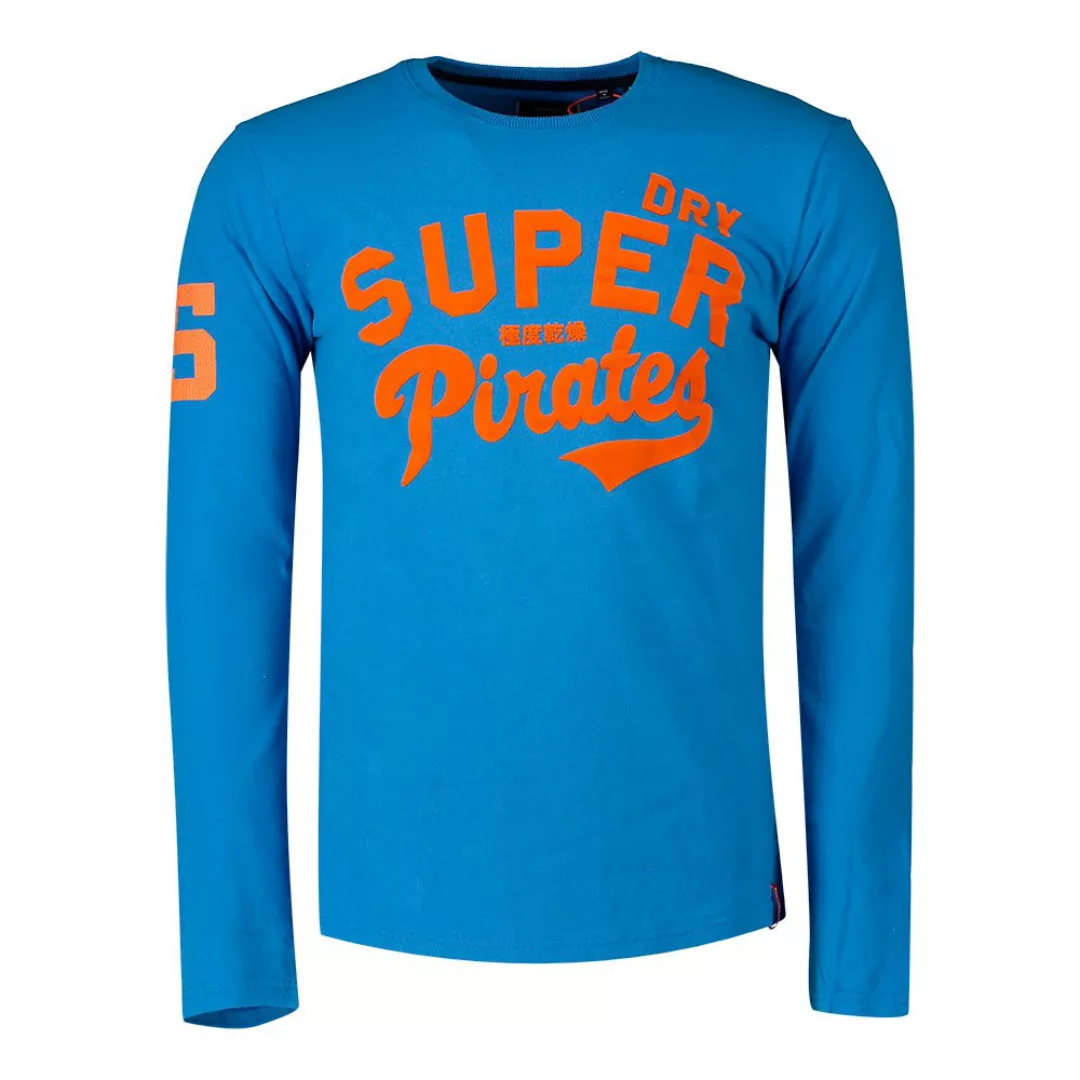 Superdry Collegiate Graphic Langarm-t-shirt M Neptune Blue günstig online kaufen