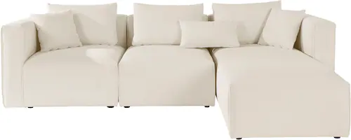 Home affaire Ecksofa »Comfine L-Form«, zusammengesetzt aus Modulen, 3 Bezug günstig online kaufen