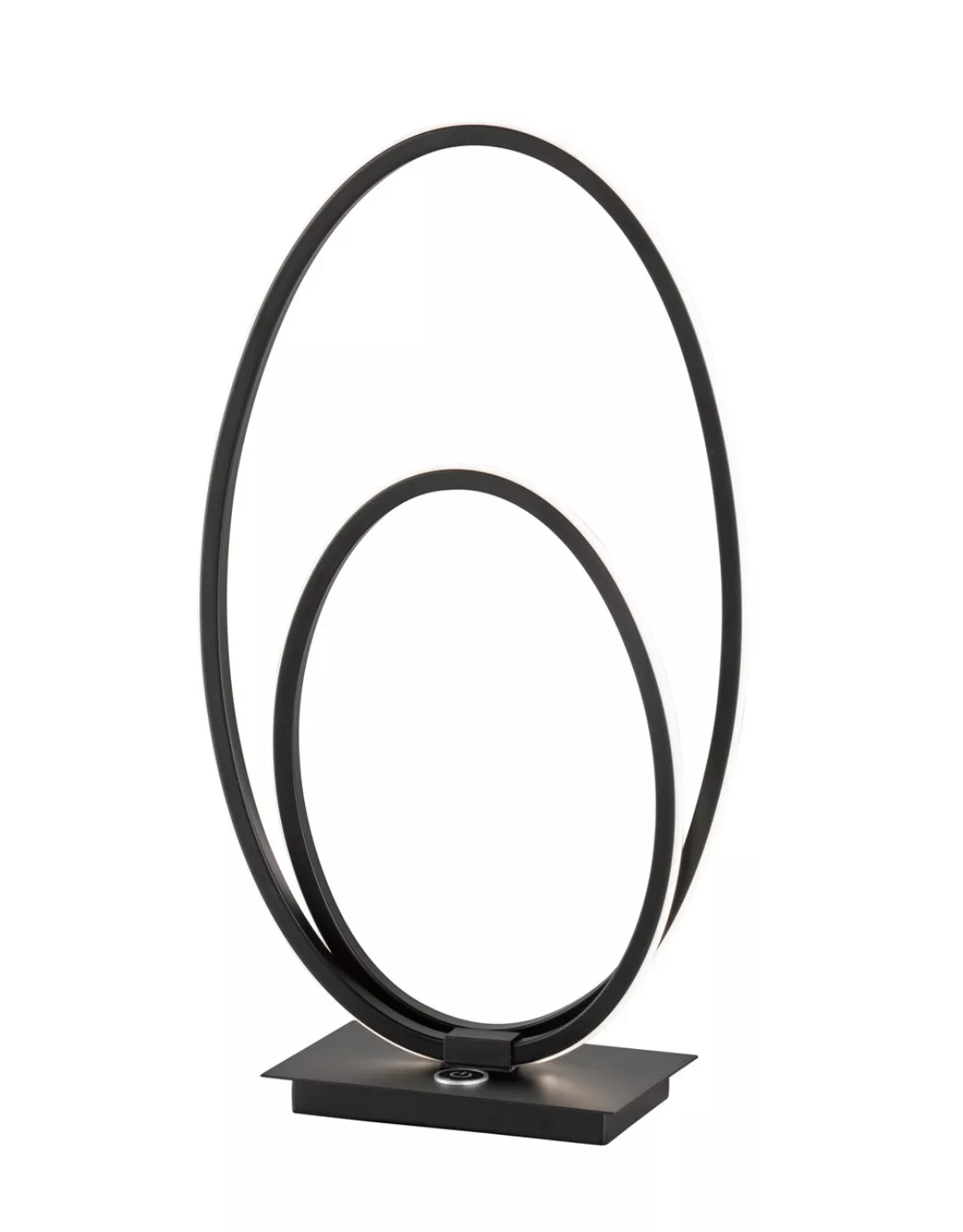 Wofi LED-Tischleuchte, schwarz - schwarz - 24,5 cm - 42 cm - 10 cm - Lampen günstig online kaufen