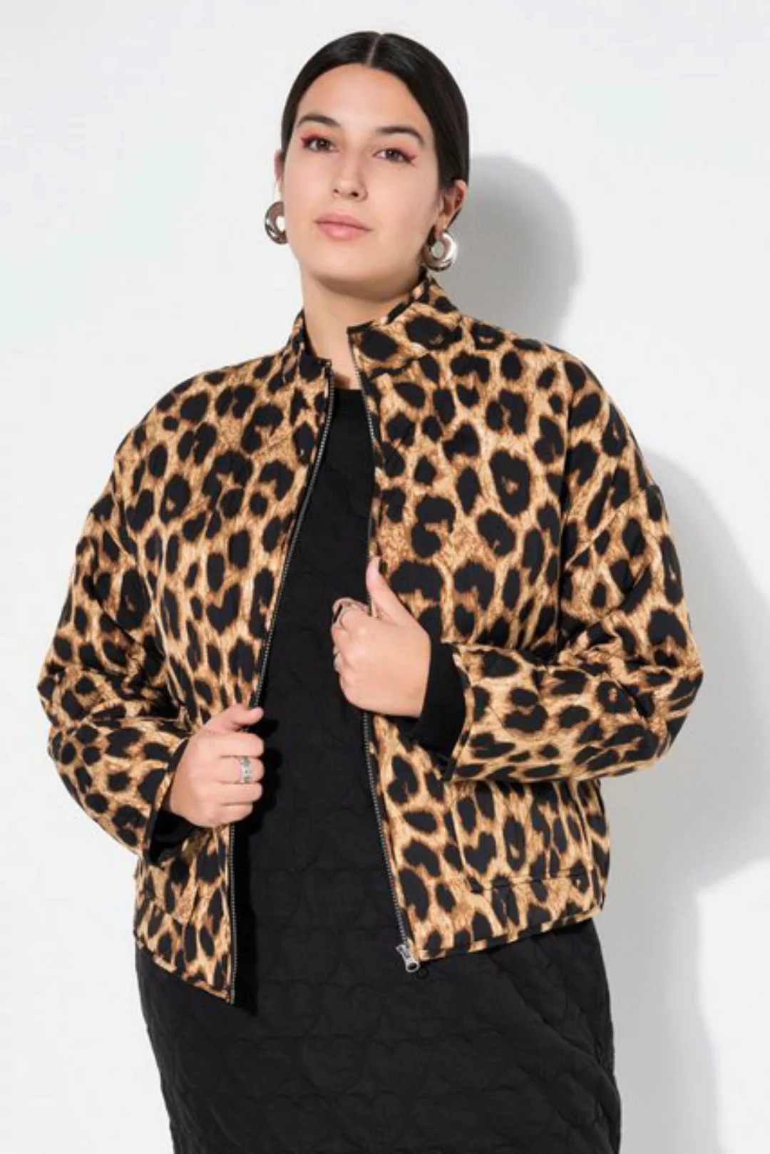 Studio Untold Kurzjacke Steppjacke oversized Leo günstig online kaufen