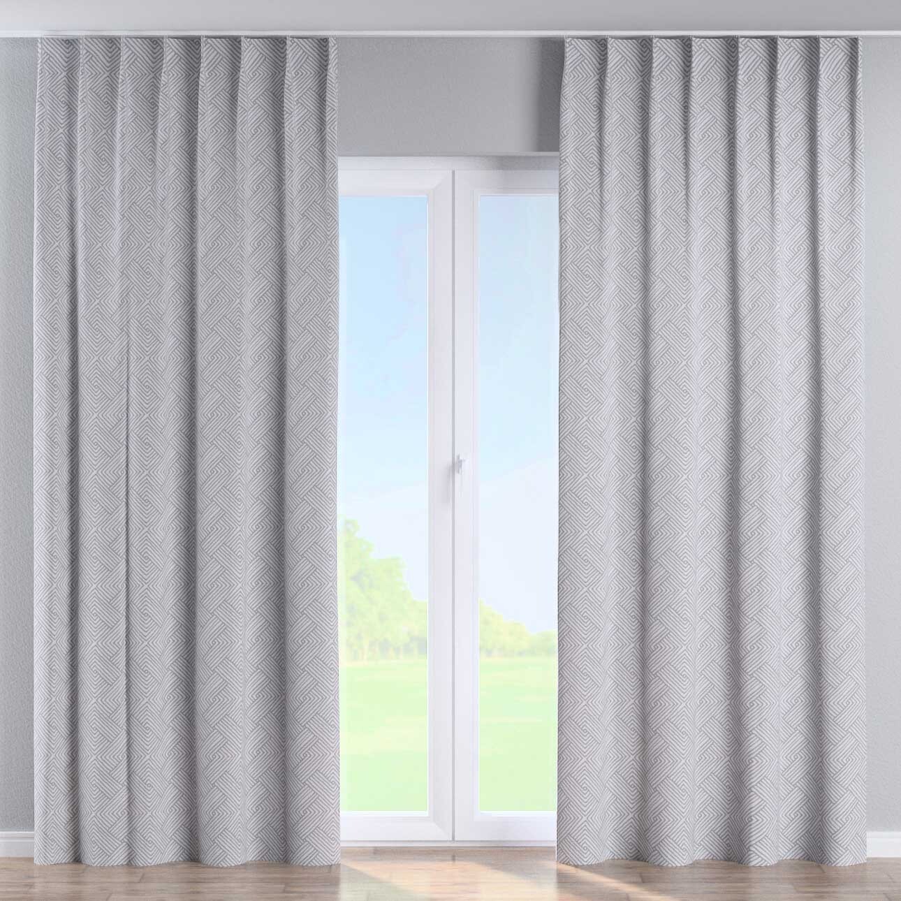 Vorhang mit flämischen 1-er Falten, grau, Sunny (143-45) günstig online kaufen