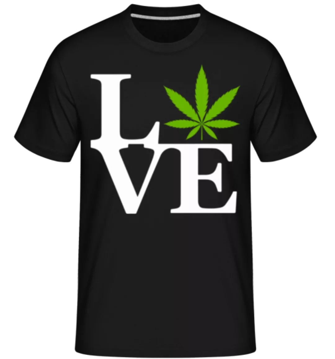 Cannabis Love Weed · Shirtinator Männer T-Shirt günstig online kaufen