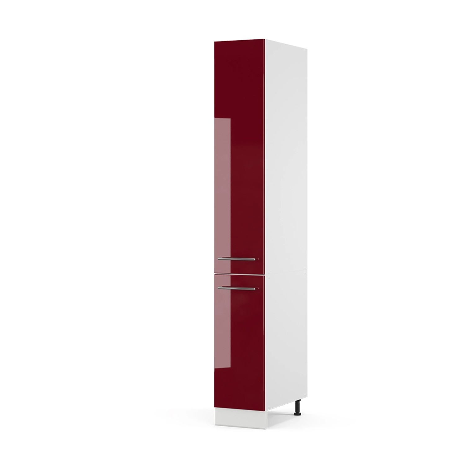 Vicco Hochschrank Fame-Line, Bordeaux Hochglanz/Weiß, 30 günstig online kaufen