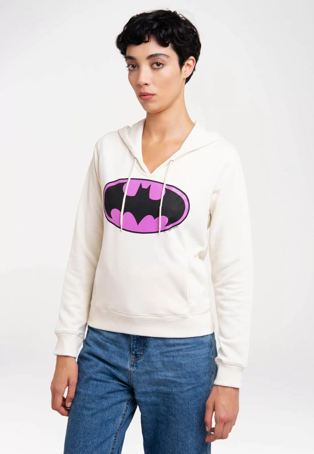 LOGOSHIRT Kapuzensweatshirt "Batman-Logo", mit lizenziertem Print günstig online kaufen