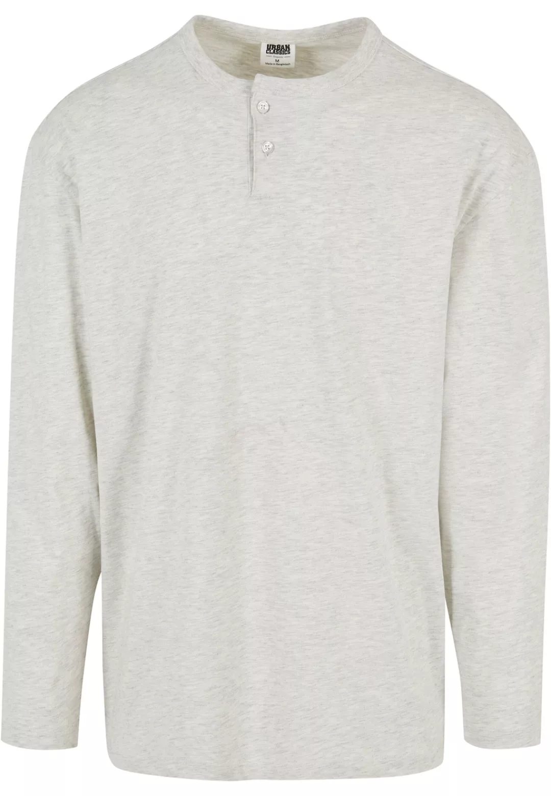 URBAN CLASSICS Longsleeve "Urban Classics Herren Organic Oversized Henley L günstig online kaufen