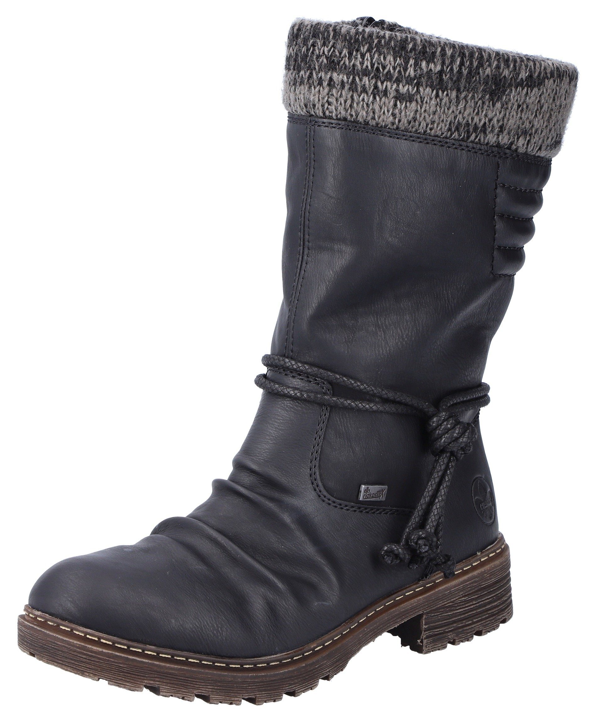 Rieker Winterstiefel, Winterboots, Blockabsatz, TEX-Membran, mit günstig online kaufen