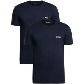 Emporio Armani  Pyjamas/ Nachthemden 2er-Pack Lounge-T-Shirts mit Rundhalsa günstig online kaufen