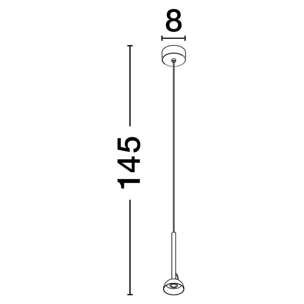 LED Pendelleuchte Ola in Weiß 4W 256lm günstig online kaufen