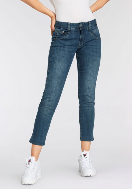 Herrlicher 7/8-Jeans "GINA CROPPED POWERSTRETCH", mit seitlichem Keileinsat günstig online kaufen