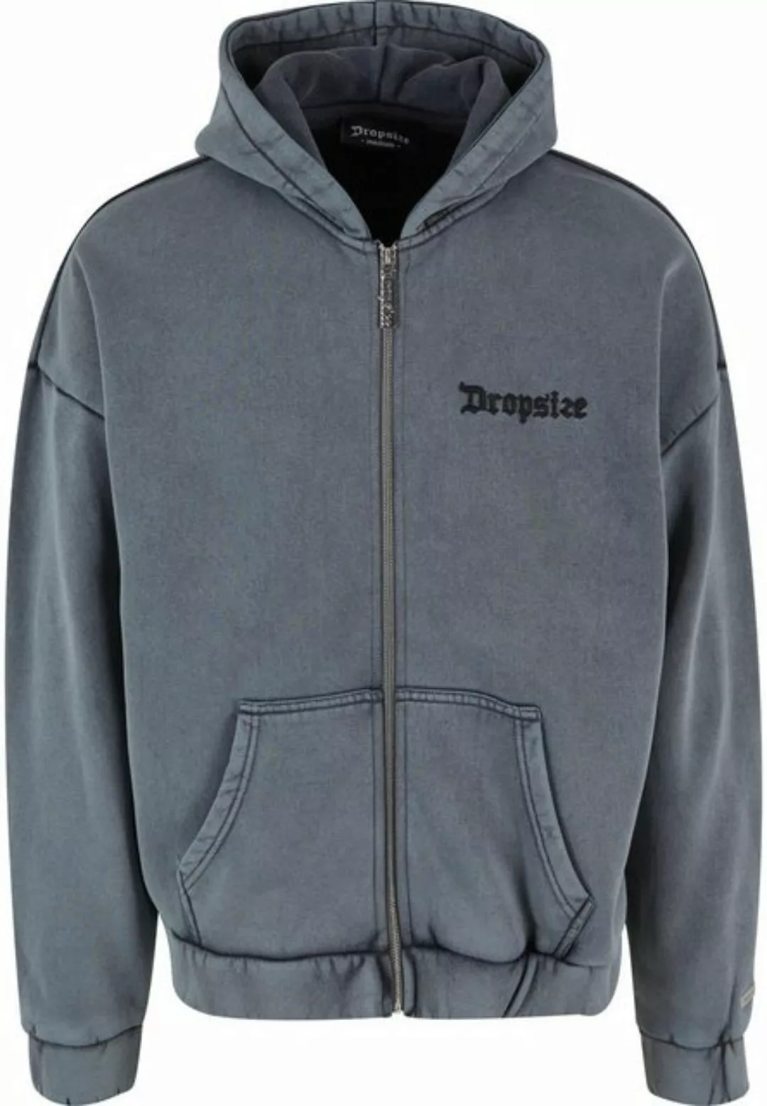 Dropsize Sweatjacke Dropsize Herren Dropsize Super Heavy Blank Zip Cardigan günstig online kaufen