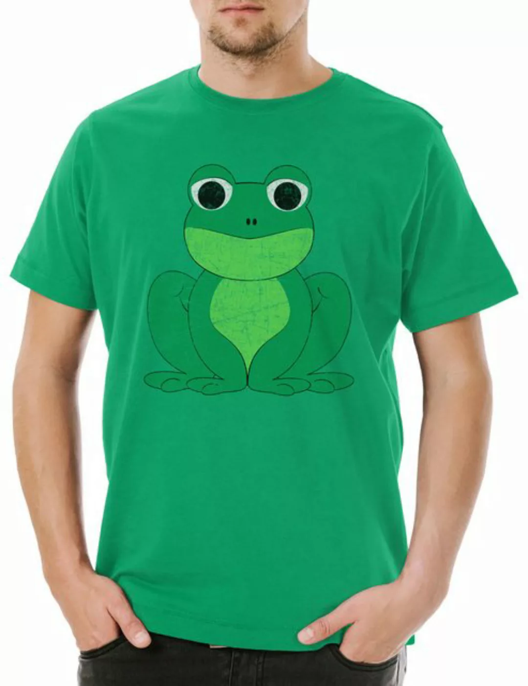 Urban Backwoods Print-Shirt Frog I Herren T-Shirt Mermaid Meerjungfrau Einh günstig online kaufen