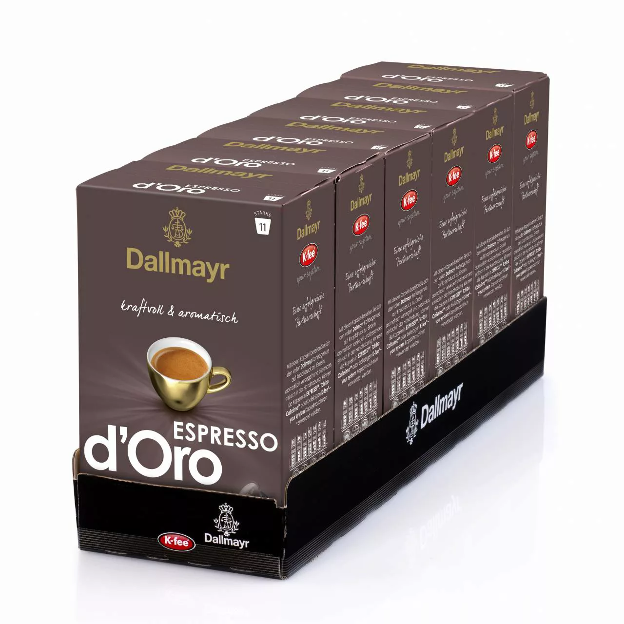 Dallmayr Espresso d'Oro Intensa Kaffeekapseln, 96 Stück, für EXPRESSI*, Tch günstig online kaufen