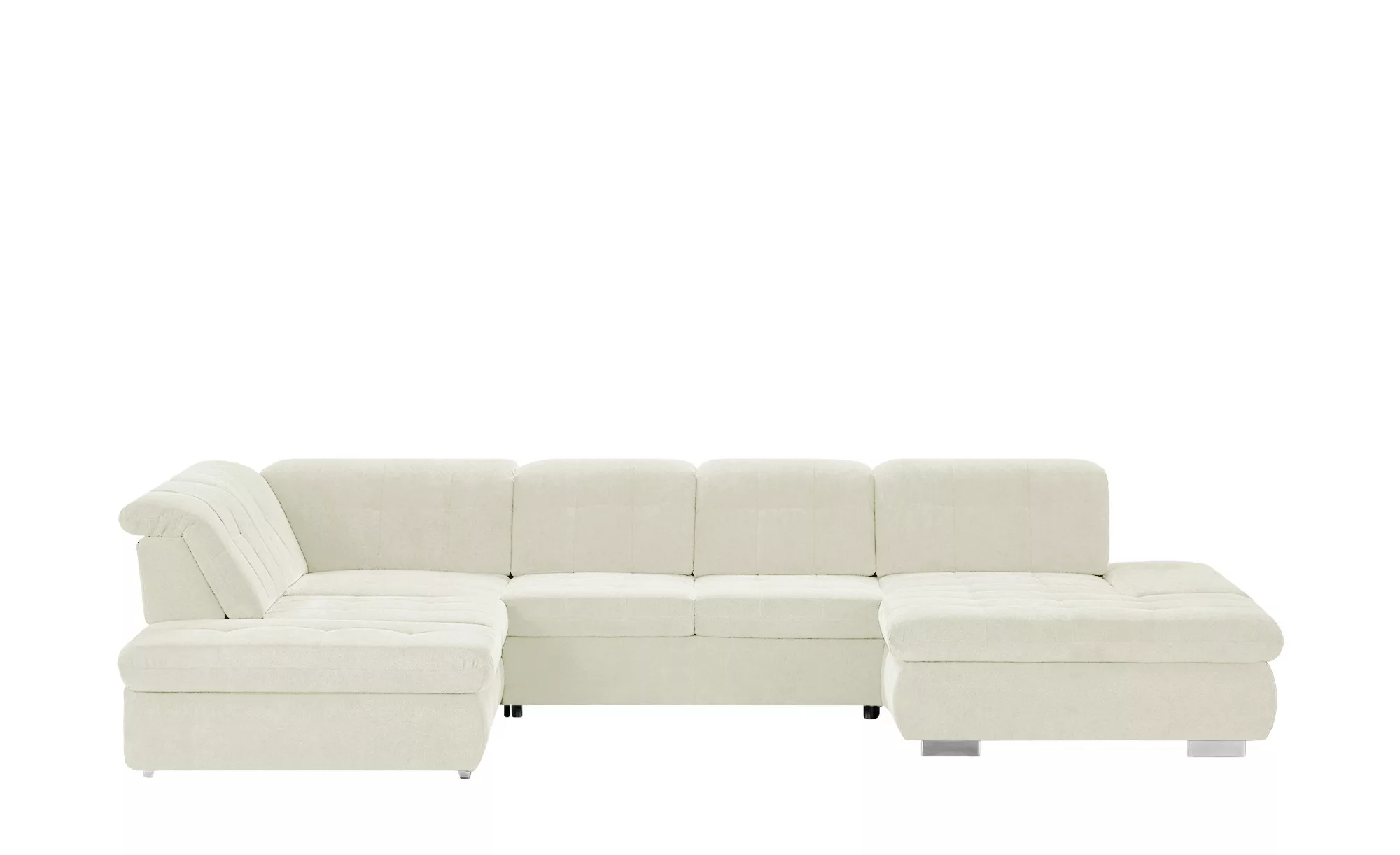 Wohnlandschaft  Spencer - creme - 102 cm - Polstermöbel > Sofas > Wohnlands günstig online kaufen