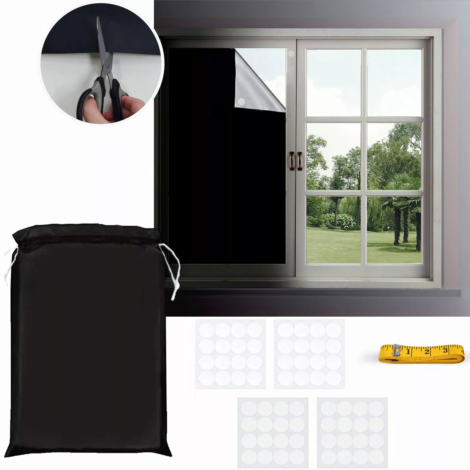 Rollo Verdunklungsrollo Thermo-Rollo, Dachfenster Verdunkelung, Ohne günstig online kaufen