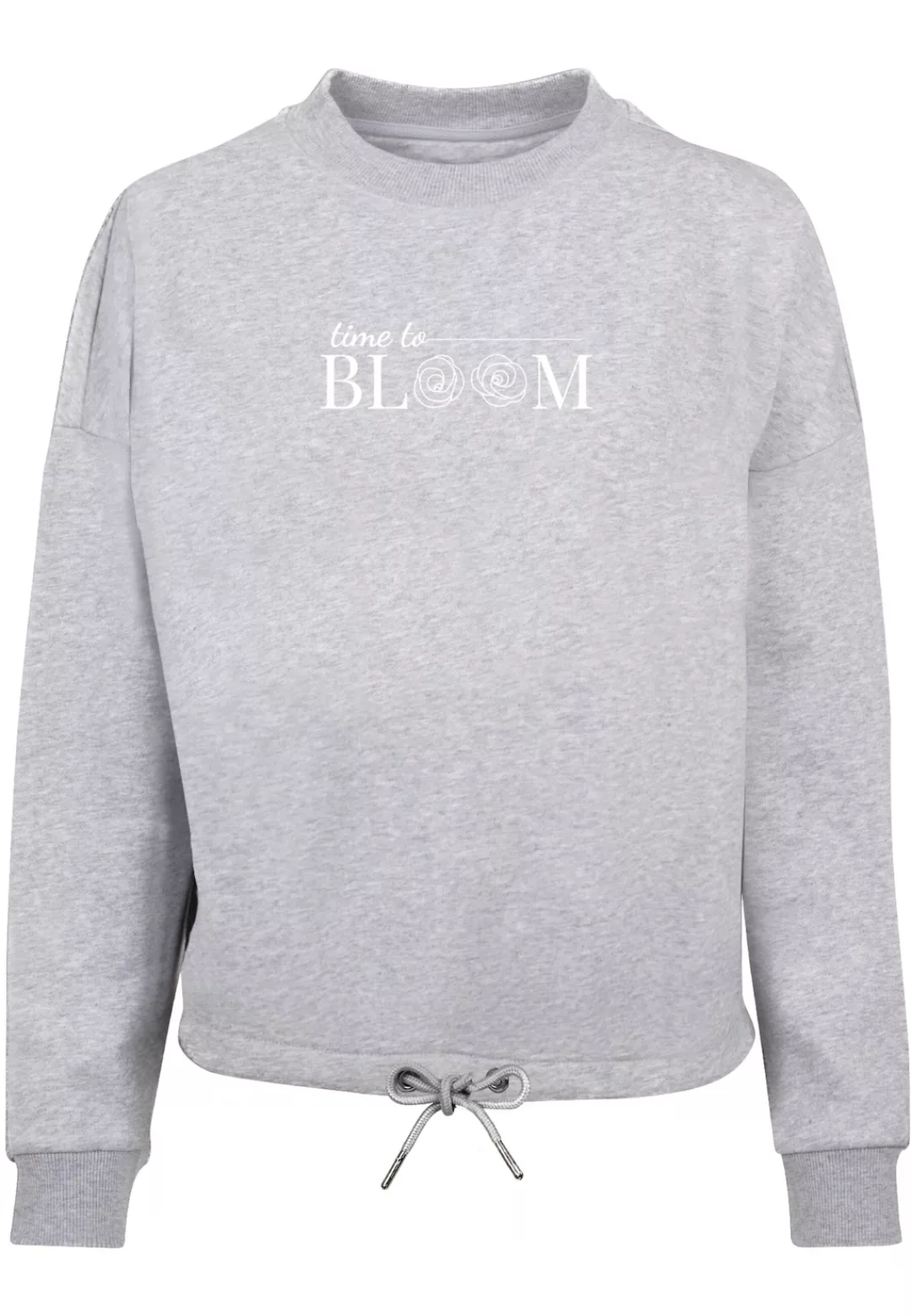 Merchcode Sweater "Merchcode Damen Ladies Time to bloom - Oversize Crewneck günstig online kaufen