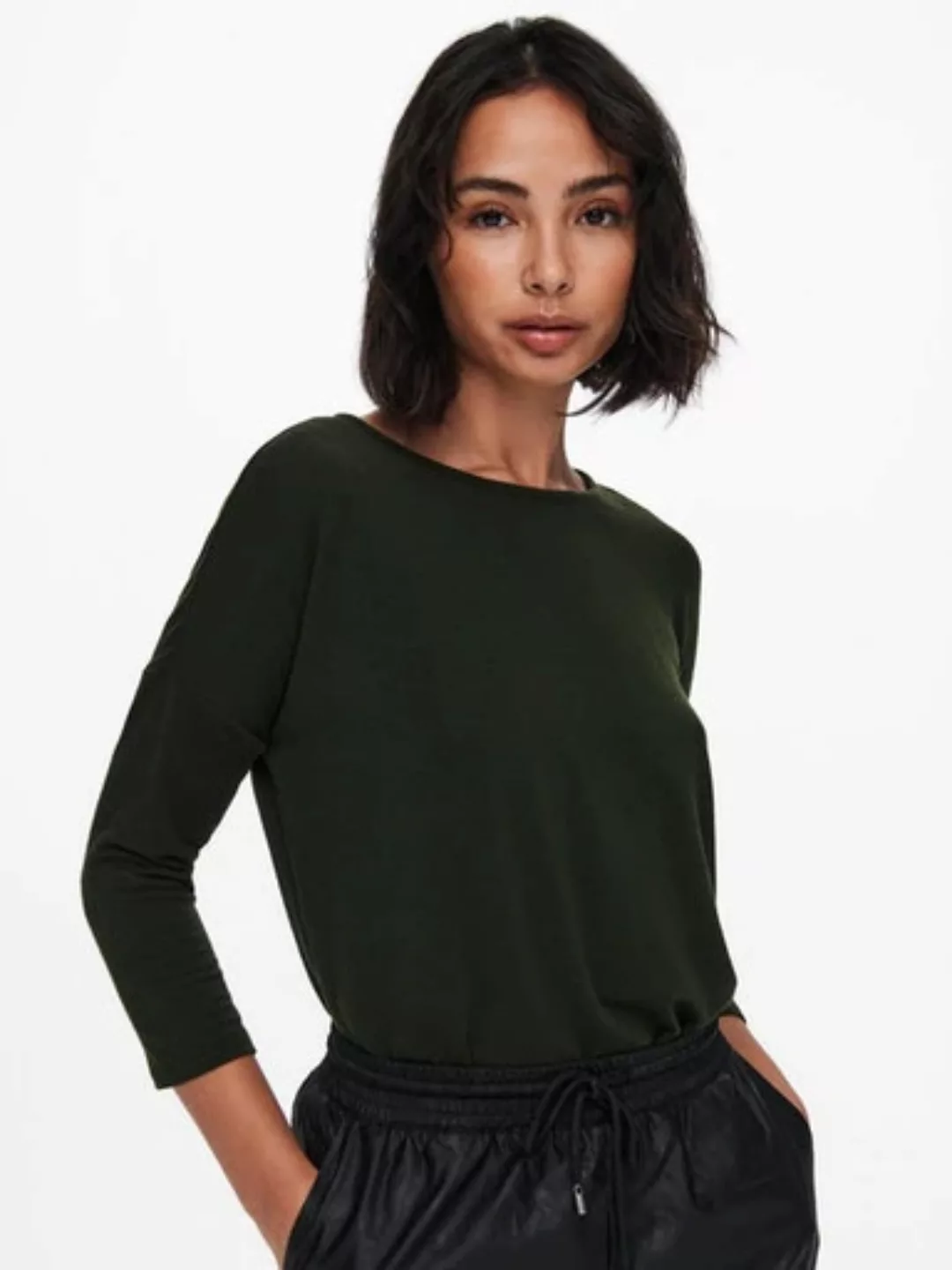 ONLY 3/4-Arm-Shirt ONLGLAMOUR 3/4 TOP JRS NOOS in lässiger Oversize-Form günstig online kaufen