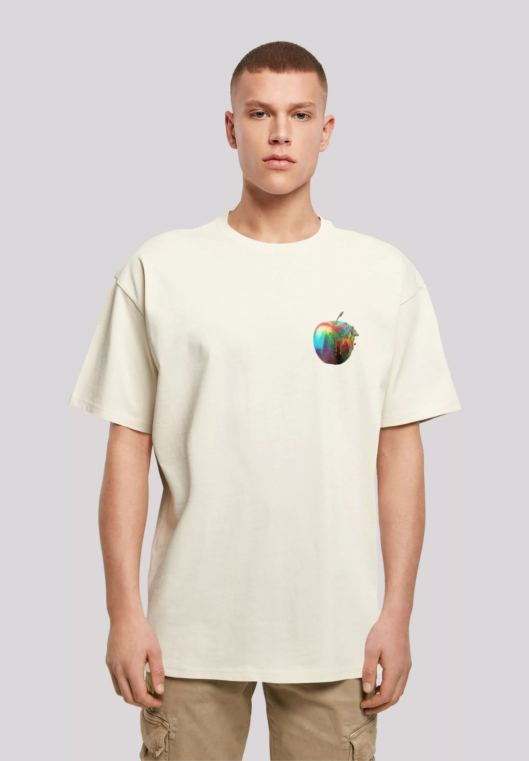 F4NT4STIC T-Shirt "Colorfood Collection - Rainbow Apple", Print günstig online kaufen