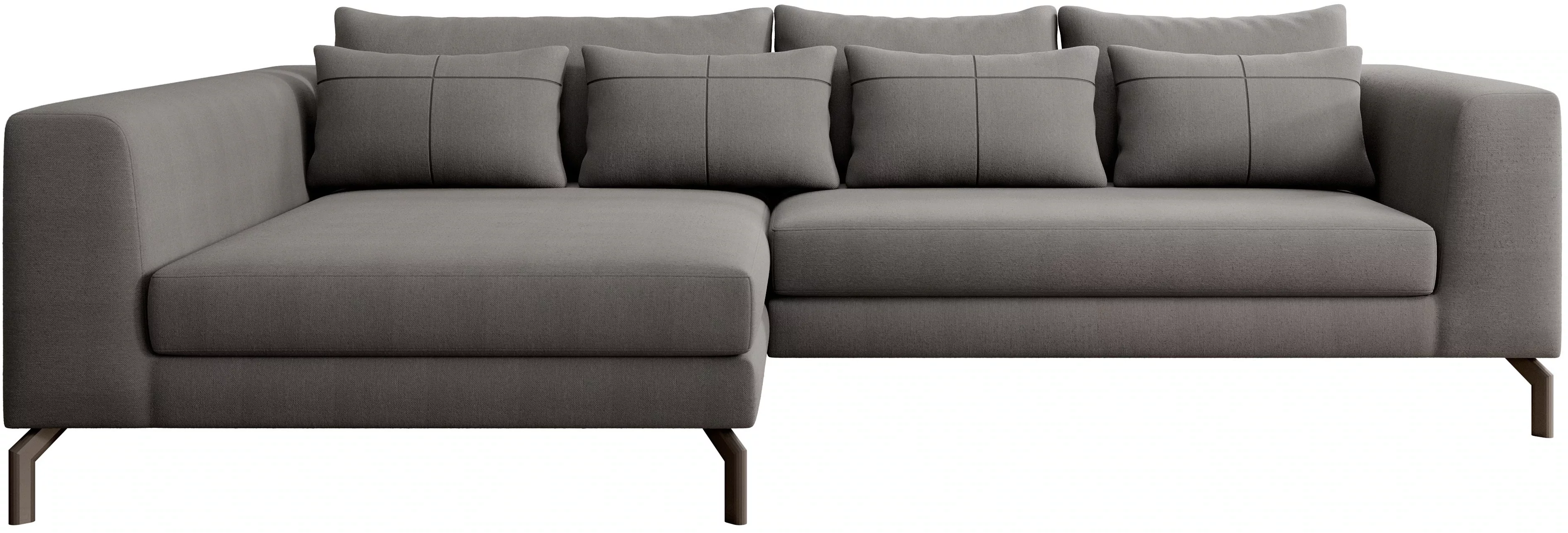 INOSIGN Ecksofa "Cross, modernes Sofa in L-Form, wendbare Zierkissen, Breit günstig online kaufen