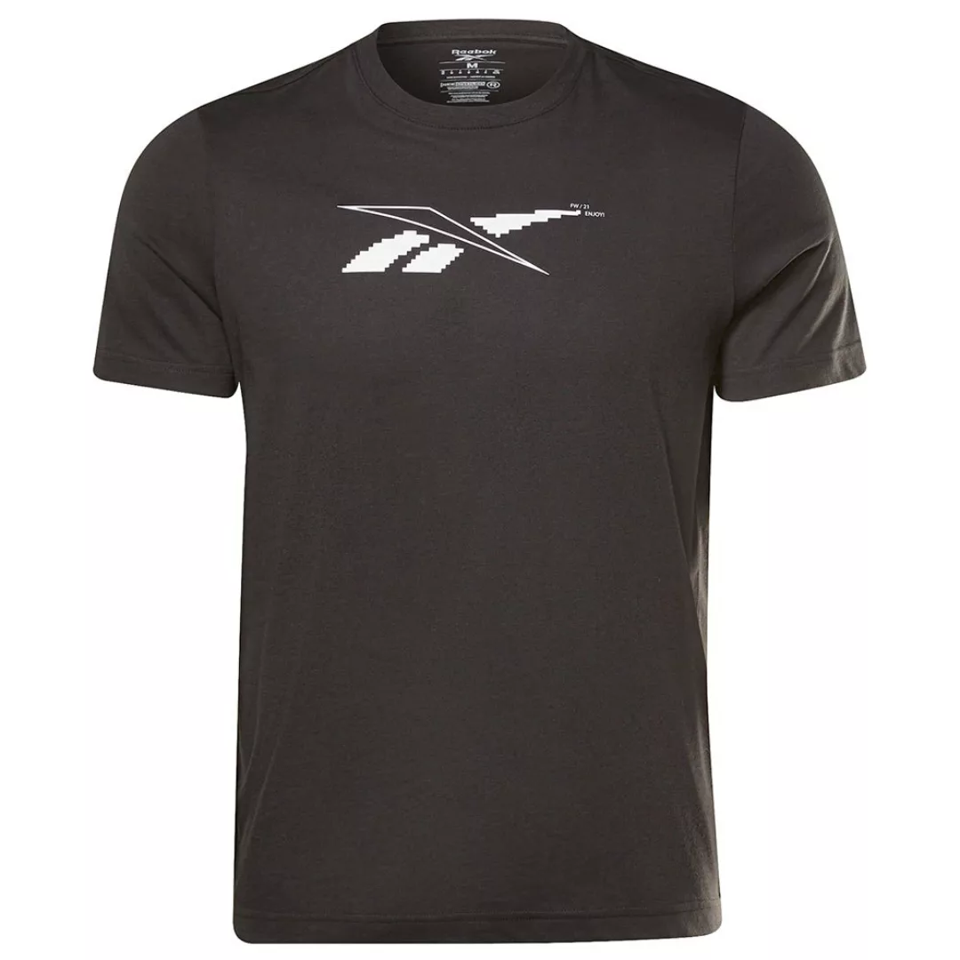 Reebok 60/40 Road Trip Kurzärmeliges T-shirt M Black günstig online kaufen