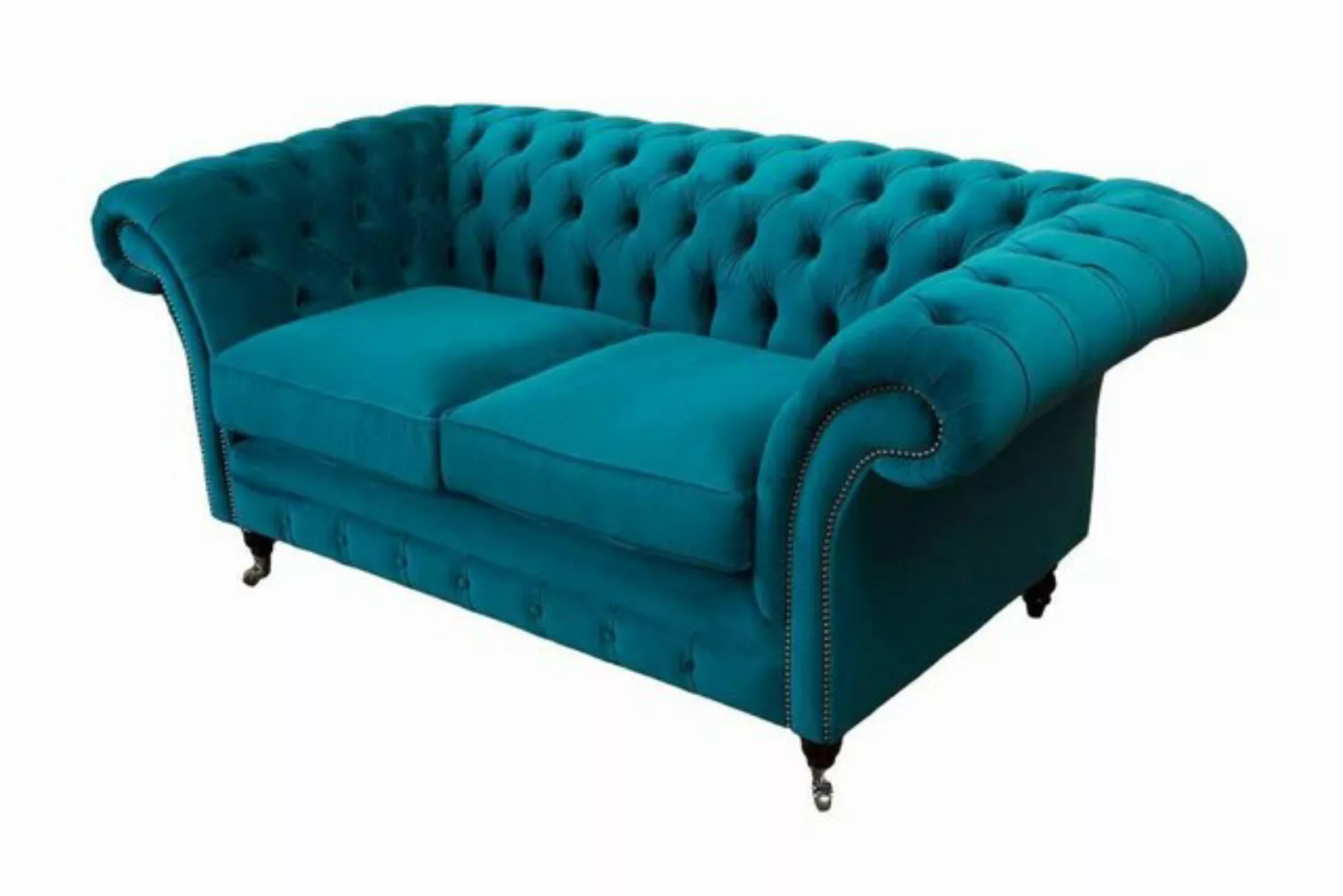 JVmoebel Chesterfield-Sofa, Chesterfield Sofa 2 Sitzer Klassisch Design Woh günstig online kaufen