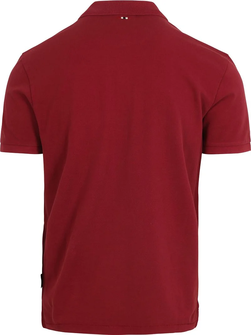 Napapijri Poloshirt Herren Kurzarm-Poloshirt Rot - Stilvoll mit Druck & günstig online kaufen