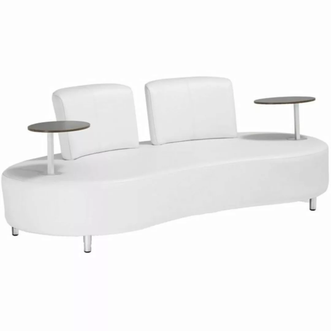 Harms Import Sofa in weiß. Abmessungen (LxBxH) 89x212x78 cm günstig online kaufen