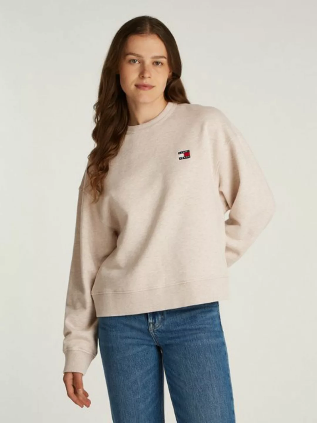 Tommy Jeans Sweatshirt TJW BXY BADGE CREW mit Logo-Badge günstig online kaufen