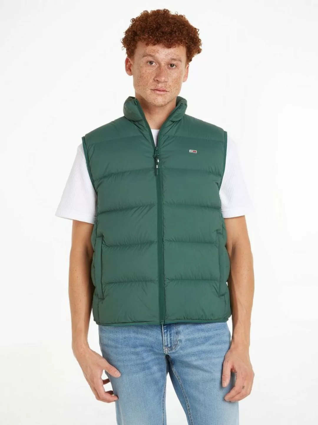 Tommy Jeans Daunenweste TJM LIGHT DOWN VEST mit Stehkragen günstig online kaufen