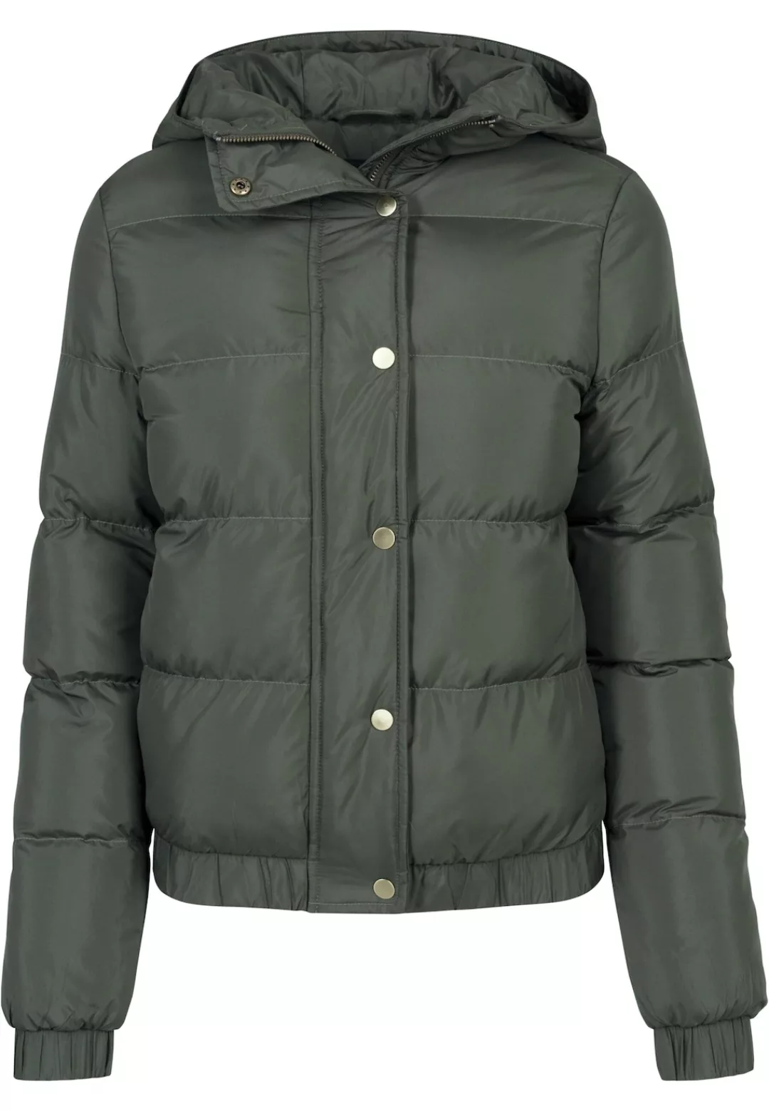 URBAN CLASSICS Winterjacke "Urban Classics Damen Ladies Hooded Puffer Jacke günstig online kaufen